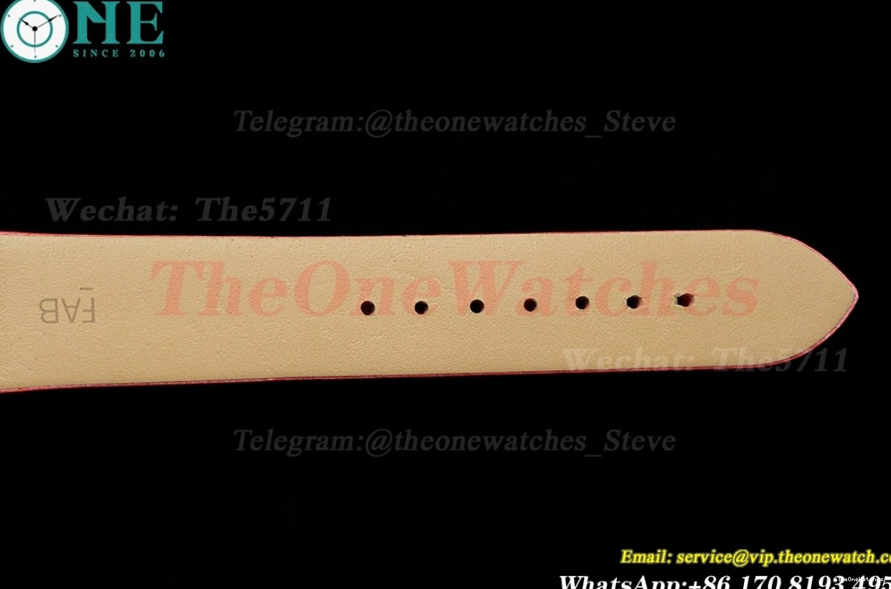 Dumont RG SA AF Quartz Santos Dial Dia Silver Red 0308